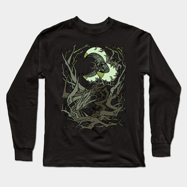 Swamp Creature Long Sleeve T-Shirt by ATX-sketch